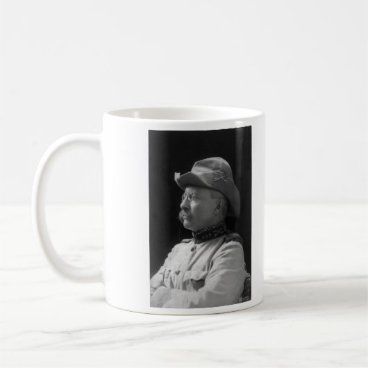 Kolonel Theodore Roosevelt van 1898 Koffiemok (Links)