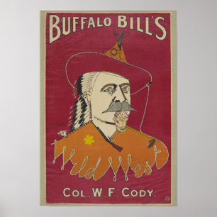 Kolonel W.F. Cody Poster van Buffalo Bill