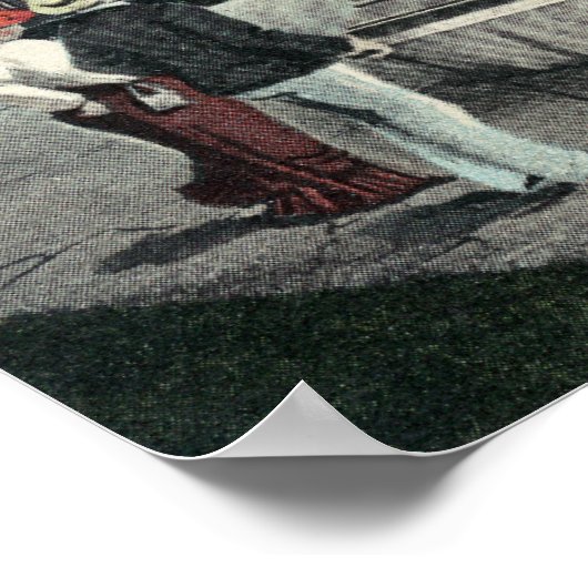 Kolonel William Prescott Statue Scene Poster (Hoek)