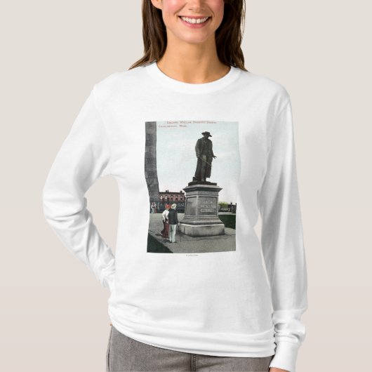 Kolonel William Prescott Statue Scene T-shirt (Voorkant)