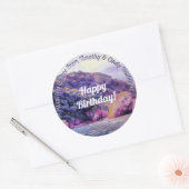 Kolonel Yelapa Birthday 1620 Ronde Sticker (Envelop)
