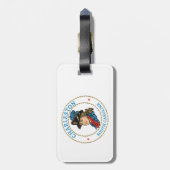 Koloniaal Charleston South Carolina Bagagelabel (Achterkant verticaal)