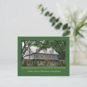 koloniaal huis briefkaart (Staand voorkant)