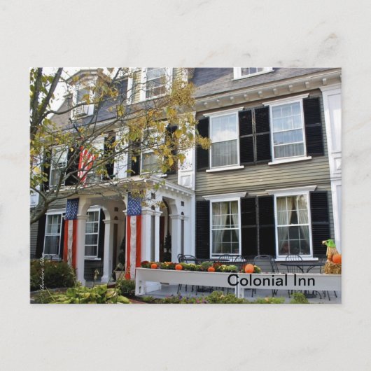 koloniaal Inn: Concord, MA Aankondigingskaart (Voorkant)