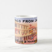 Koloniaal Kingston, Jamaica (Harbour Street) BWI Koffiemok (Center)