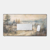 Koloniaal landschap bureaumat (Keyboard & Muis)