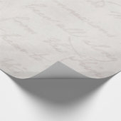 koloniaal licht grijs wit tekstgedeelte cadeaupapier (Hoek)