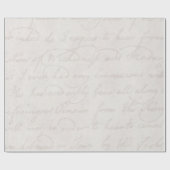 koloniaal licht grijs wit tekstgedeelte cadeaupapier (Vlak)