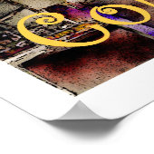 Koloniaal Mexico-Hilltown, poster (Hoek)