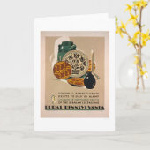 Koloniaal Pennsylvania 1940 WPA Kaart (Gele Bloem)