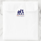 Koloniaal Philadelphia Ronde Sticker (Tas)