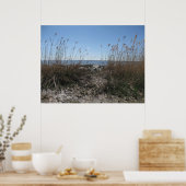 Koloniaal strand 1 poster (Keuken)