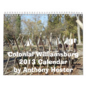 Koloniaal Williamsburg 2013 Agenda Kalender (Hoes)