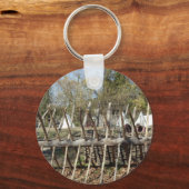 Kolonial Williamsburg Campsite Sleutelhanger (Voorkant)