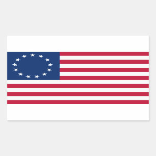 Koloniale Amerikaanse vlag Stickers