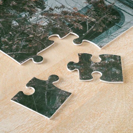 Koloniale architectuur in het historische centrum legpuzzel (Zijkant)