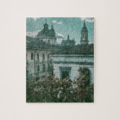 Koloniale architectuur in het historische centrum legpuzzel (Verticaal)