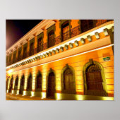 Koloniale architectuur, kleurrijk Mexico Poster (Voorkant)