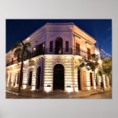 Koloniale architectuur - oud Mexico Poster (Voorkant)