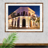 Koloniale architectuur - oud Mexico Poster