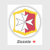 Koloniale badge van Malta (1875 - ca. 1898) Sticker (Vel)