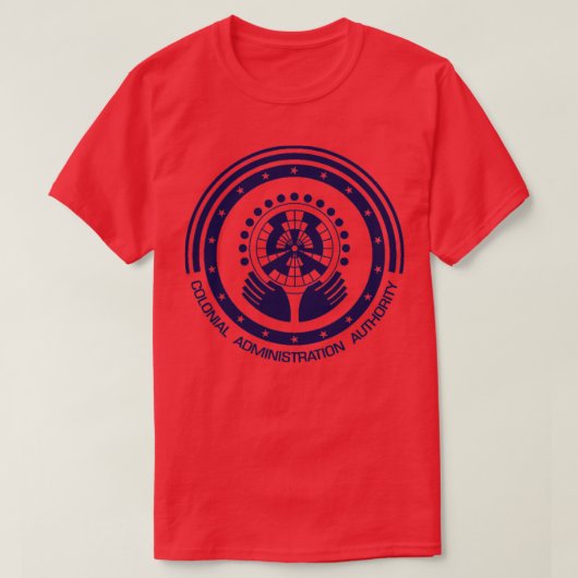 Koloniale bestuursautoriteit t-shirt (Design voorkant)