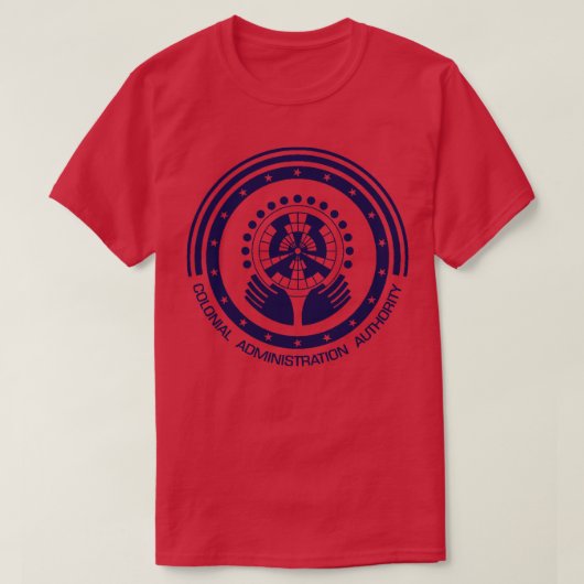 Koloniale bestuursautoriteit t-shirt (Design voorkant)