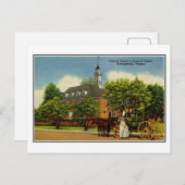 Koloniale coach voor capitol Williamsburg VA Briefkaart (Voorkant / Achterkant)