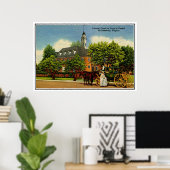 Koloniale coach voor capitol Williamsburg VA Poster (Thuiskantoor)