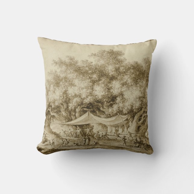 koloniale dagen kussen (Voorkant)