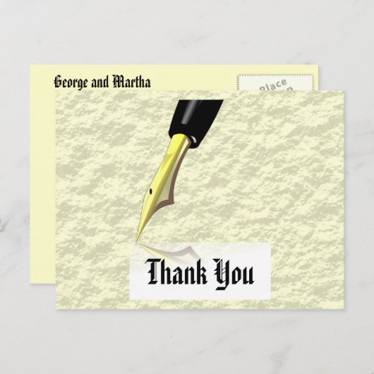 Koloniale dank u Briefkaarten (Voorkant / Achterkant)