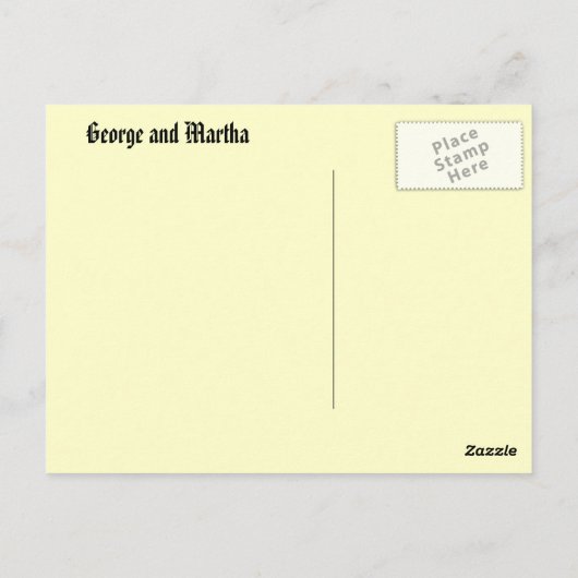 Koloniale dank u Briefkaarten (Achterkant)