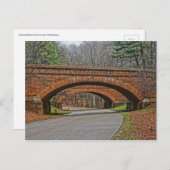 Koloniale historische parkway #1 briefkaart (Voorkant / Achterkant)