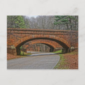 Koloniale historische parkway #1 briefkaart (Voorkant)