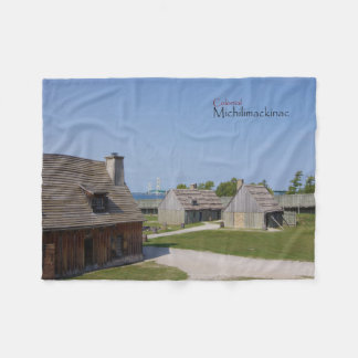 Koloniale Michilimackinac fleece deken