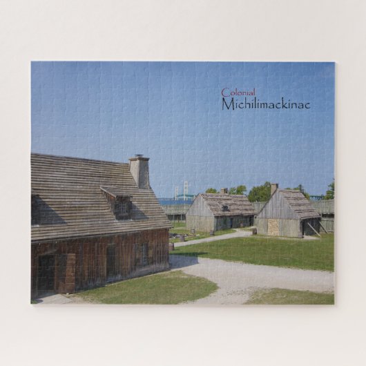 Koloniale Michilimackinac puzzel (Horizontaal)