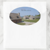 Koloniale Michilimackinac sticker (Tas)