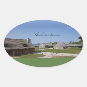 Koloniale Michilimackinac sticker