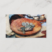 koloniale munten visitekaartje (Achterkant)