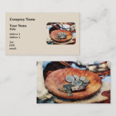 koloniale munten visitekaartje (Voorkant / Achterkant)