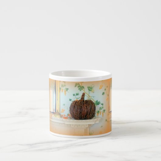 koloniale pompoen espresso mok (Voorkant)