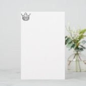 Koloniale Schort Briefpapier (Staand voorkant)