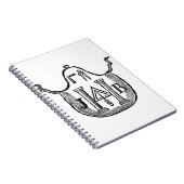 Koloniale Schort Notitieboek (Rechterzijde)