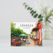 Koloniale stad Granada Nicaragua Briefkaart (Staand voorkant)