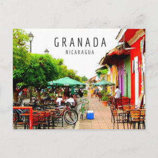 Koloniale stad Granada Nicaragua Briefkaart