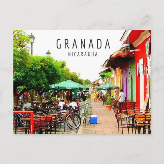 Koloniale stad Granada Nicaragua Briefkaart (Voorkant)