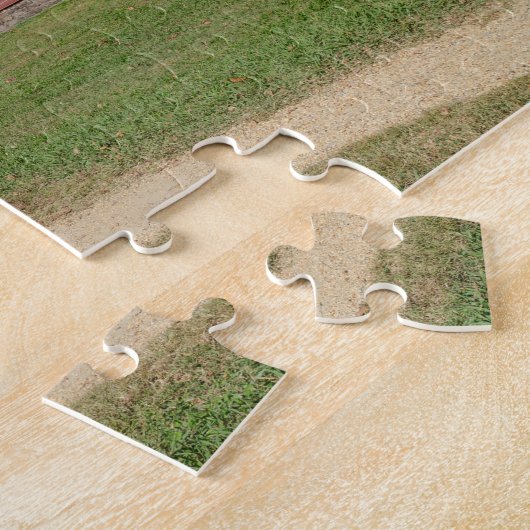 Koloniale stijl huis in historische Williamsburg V Legpuzzel (Zijkant)