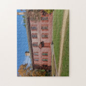 Koloniale stijl huis in historische Williamsburg V Legpuzzel (Verticaal)