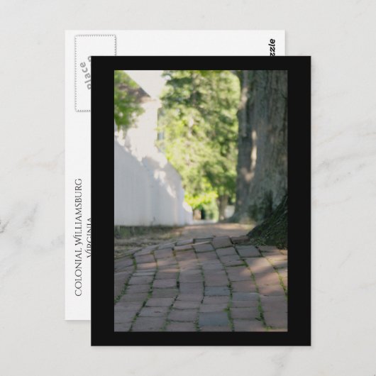 Koloniale stoep briefkaart (Voorkant / Achterkant)