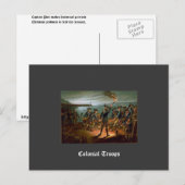 koloniale troops briefkaart (Voorkant / Achterkant)